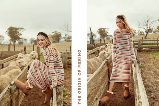 Australian sheepskin wool lining in snow boots for warmth and comfort