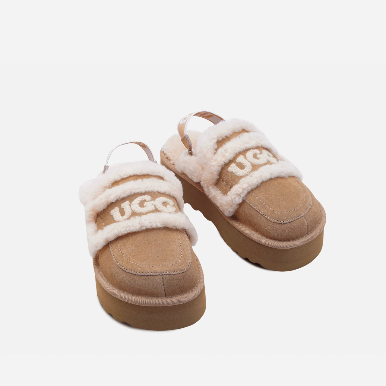 LOGO SHEARLING PLATFORM SLIPPER (DETACHABLE FEATURE) – UGG OZLANA