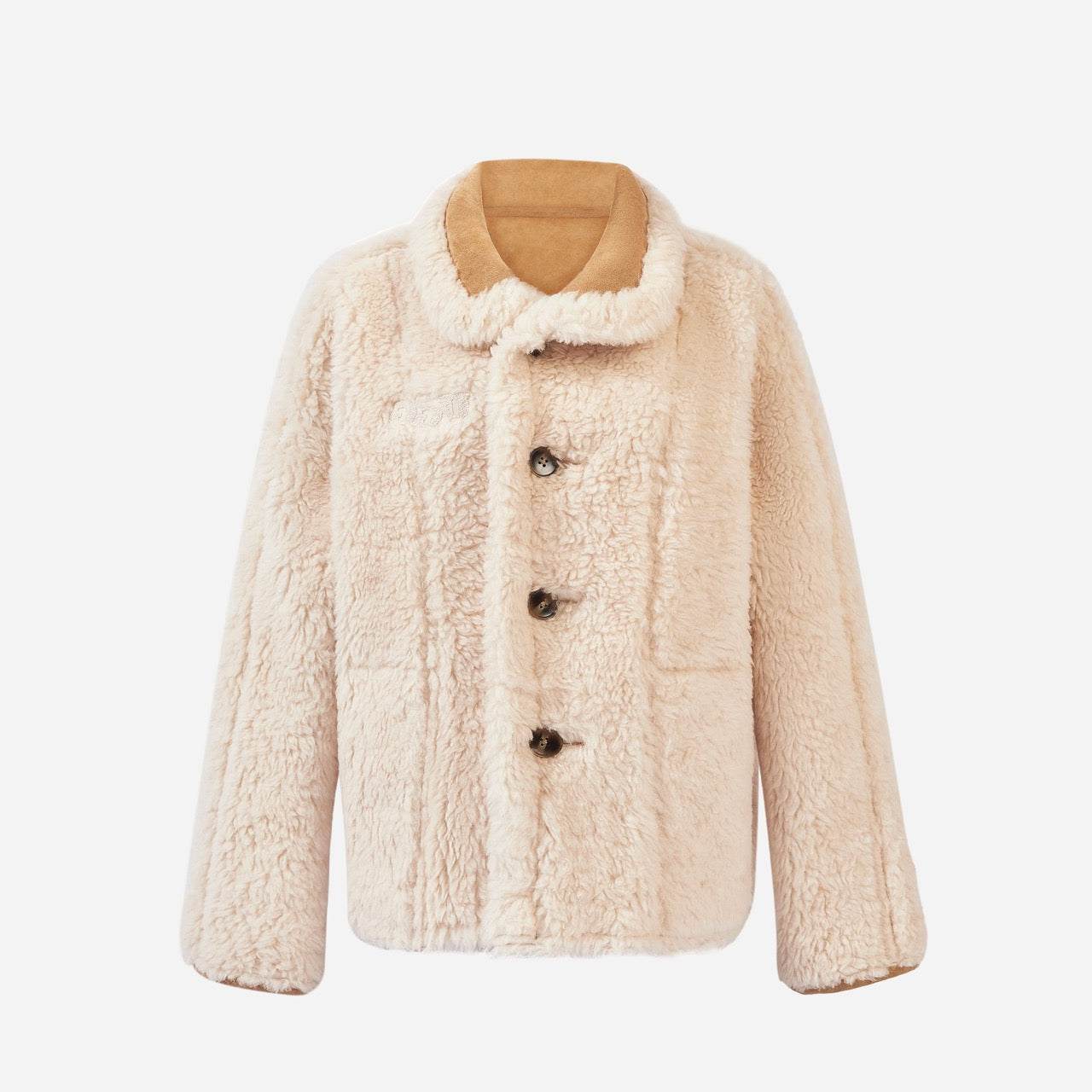 LOGO REVERSIBLE SHEARLING COAT – UGG OZLANA