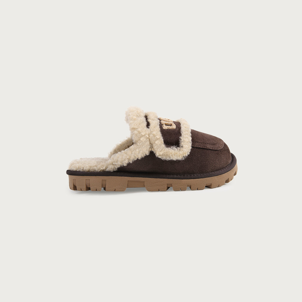 UGG Square Toe Logo Slipper