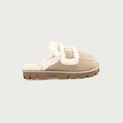 UGG Square Toe Logo Slipper
