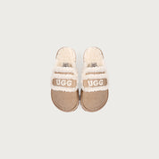 UGG Square Toe Logo Slipper